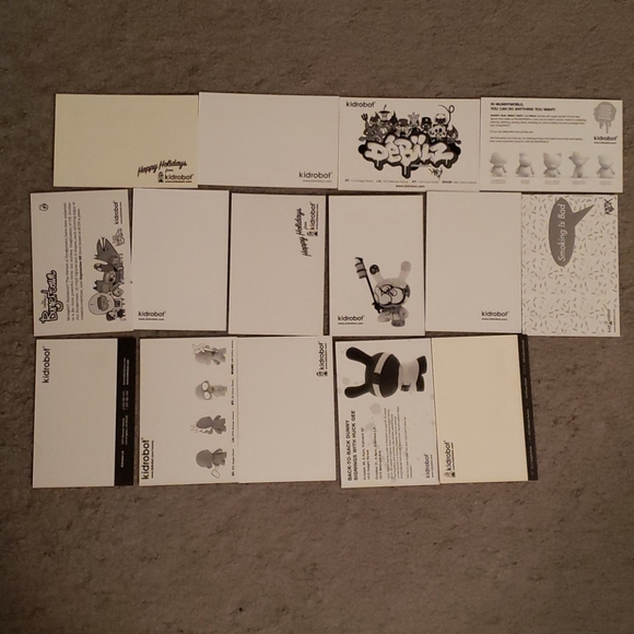Kidrobot 15x Promo Event Release Cards NWOT - Picture 6 of 6